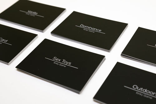 kinky game by joyful couple, categories and cards