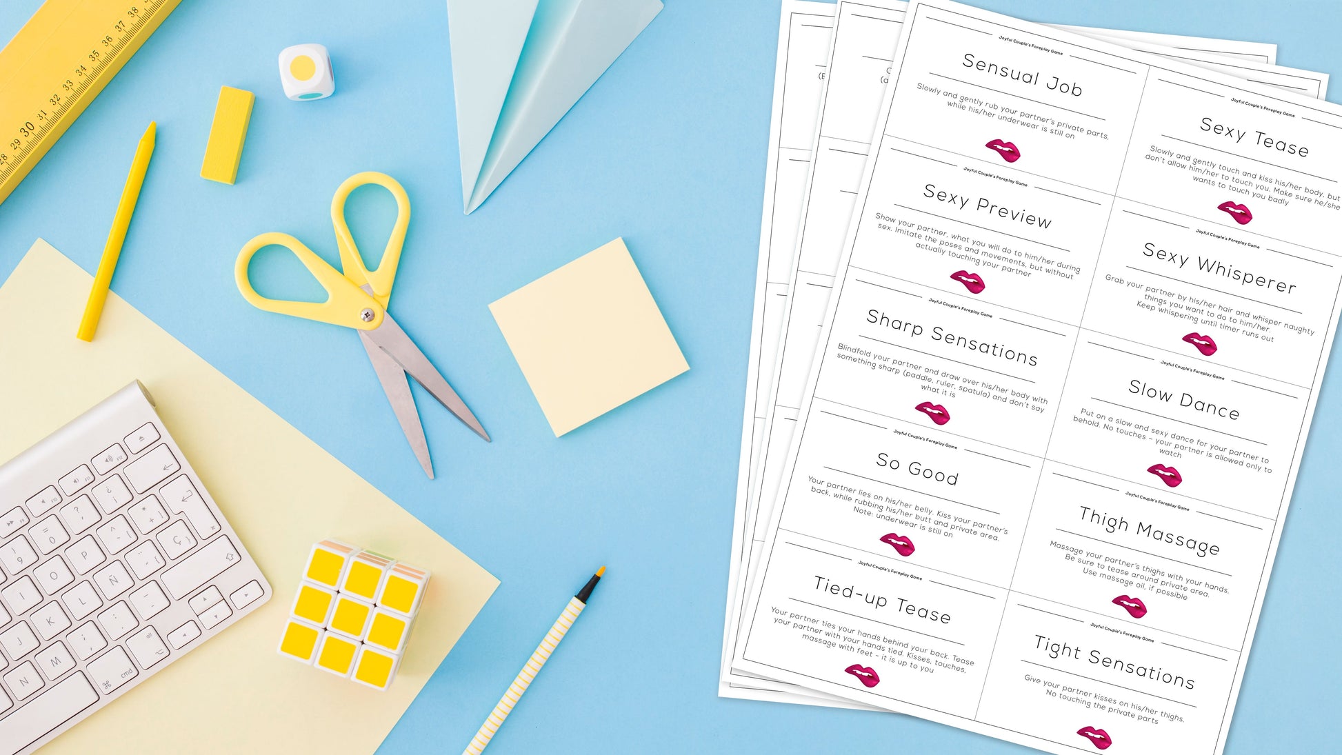 Foreplay Game (Printable) - Joyful Couple