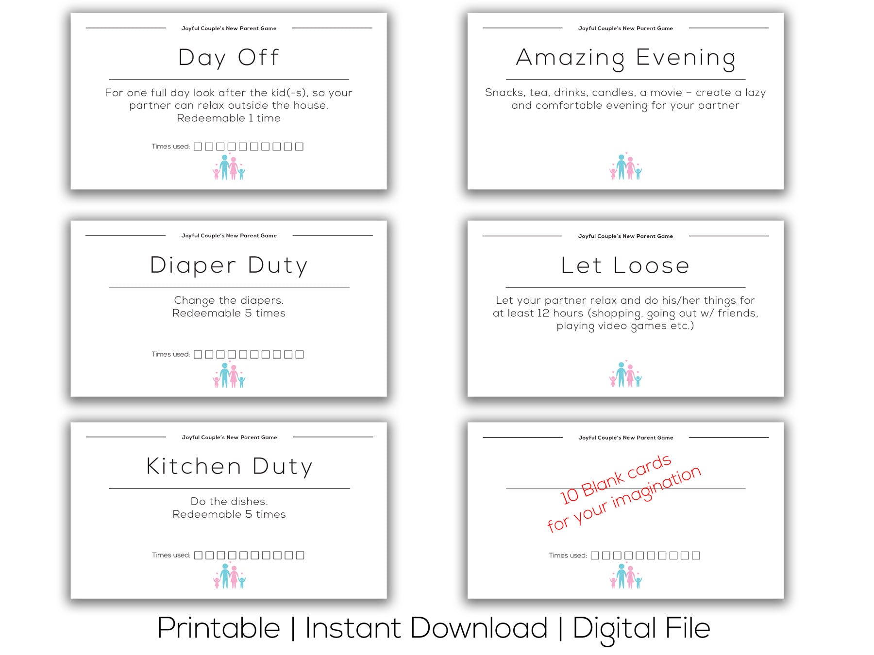 New Parent Game (Printable) - Joyful Couple