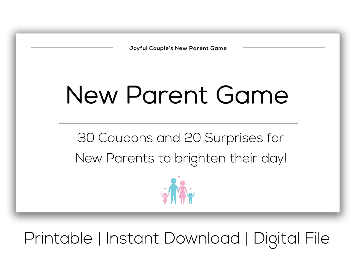 New Parent Game (Printable) - Joyful Couple