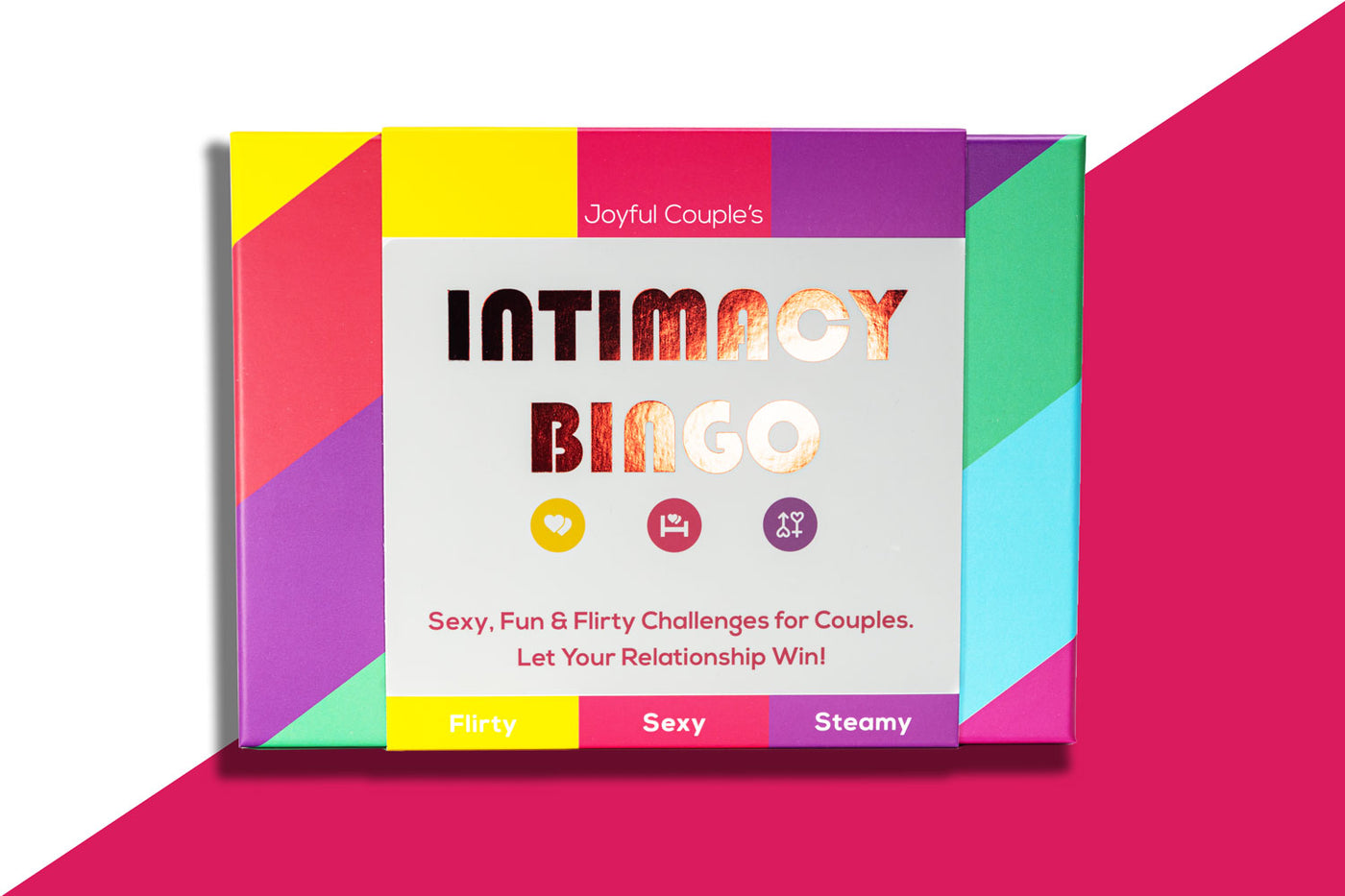 joyful couple's intimacy bingo listing cover photo, sensual card game for couples by joyful couple