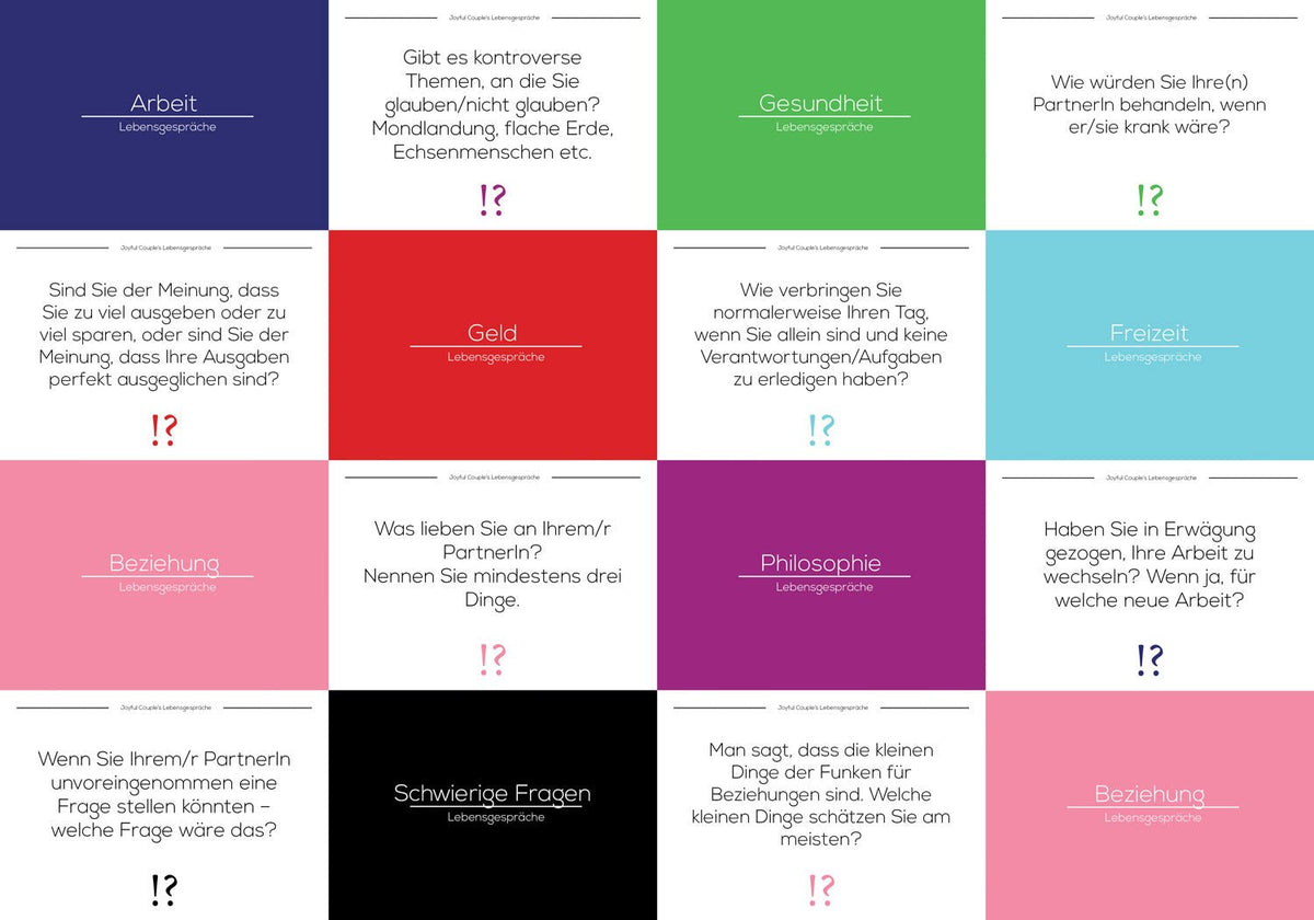 Joyful Couple: Lebe Gespräche (Life Conversations). Samples
