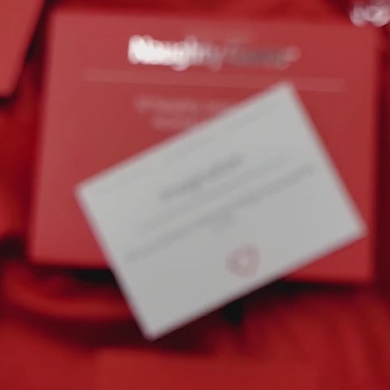 showcase of naughty game from joyful couple, relationship card game for couples