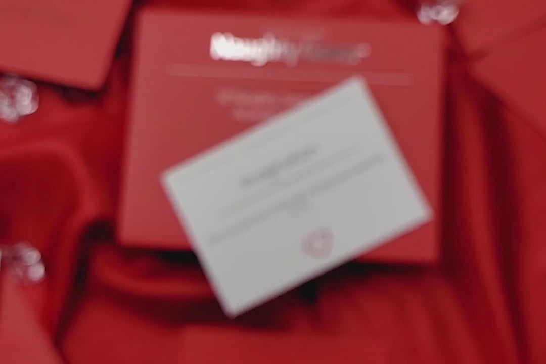 showcase of naughty game from joyful couple, relationship card game for couples