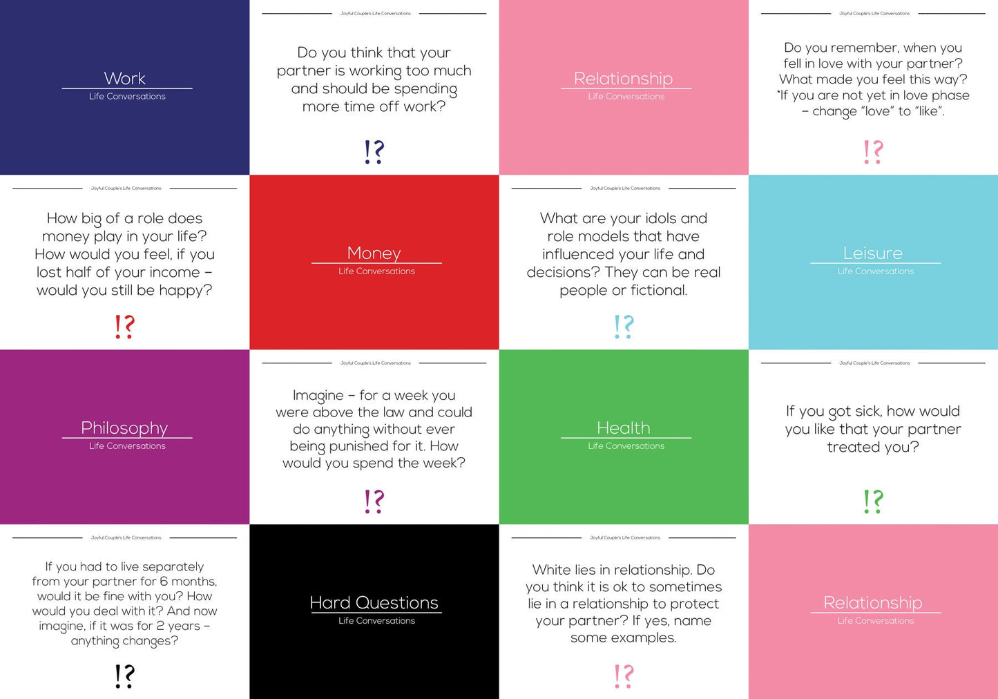 Conversations Bundle (Both Conversations) - Joyful Couple