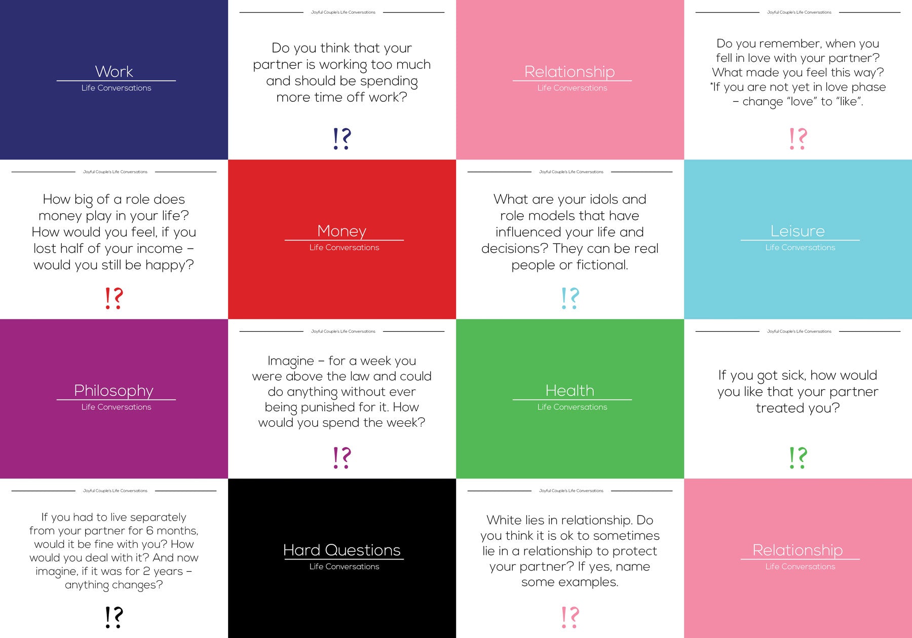 Conversations Bundle (Both Conversations) - Joyful Couple