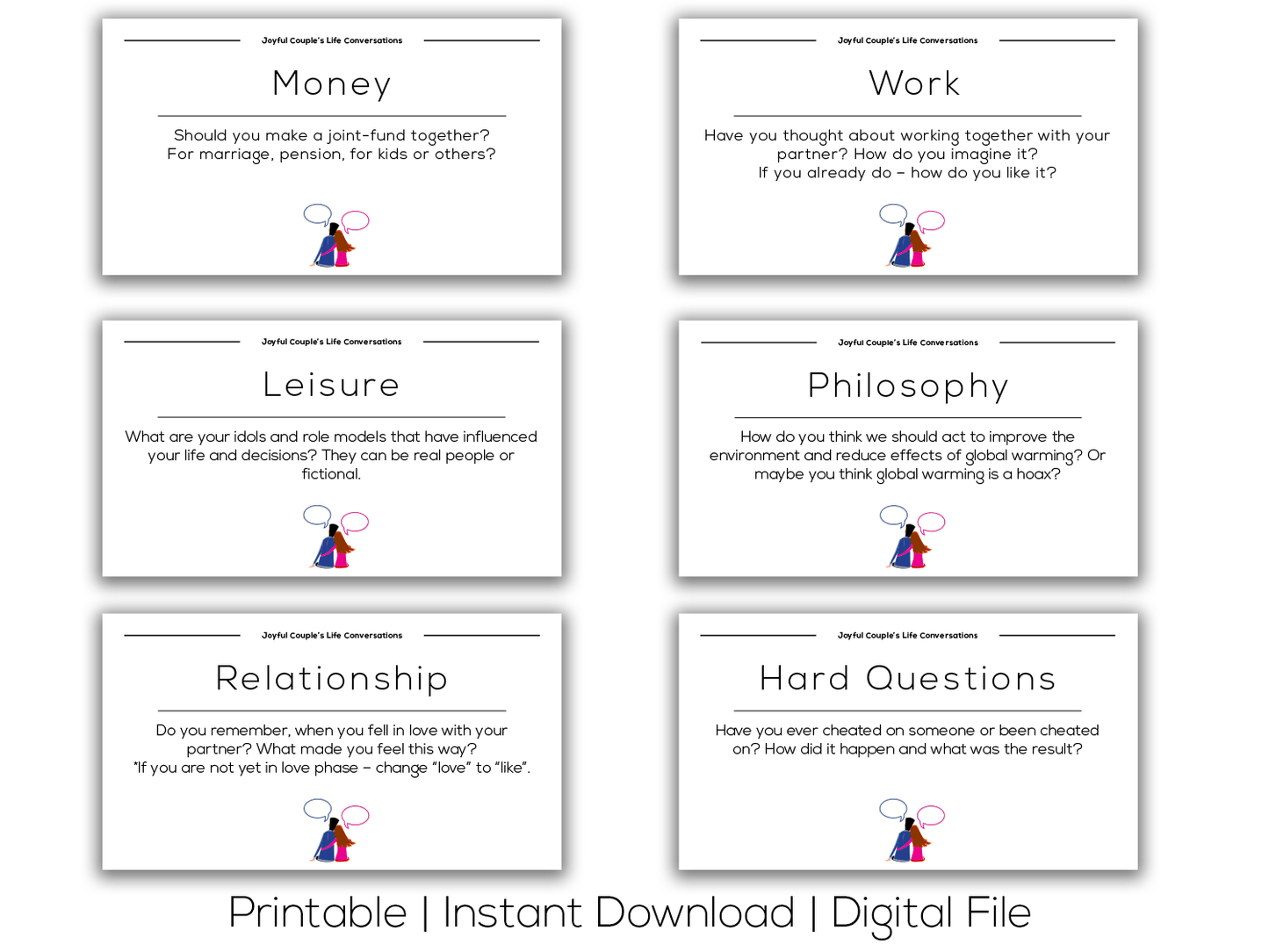 Life Conversations (Printable) - Joyful Couple